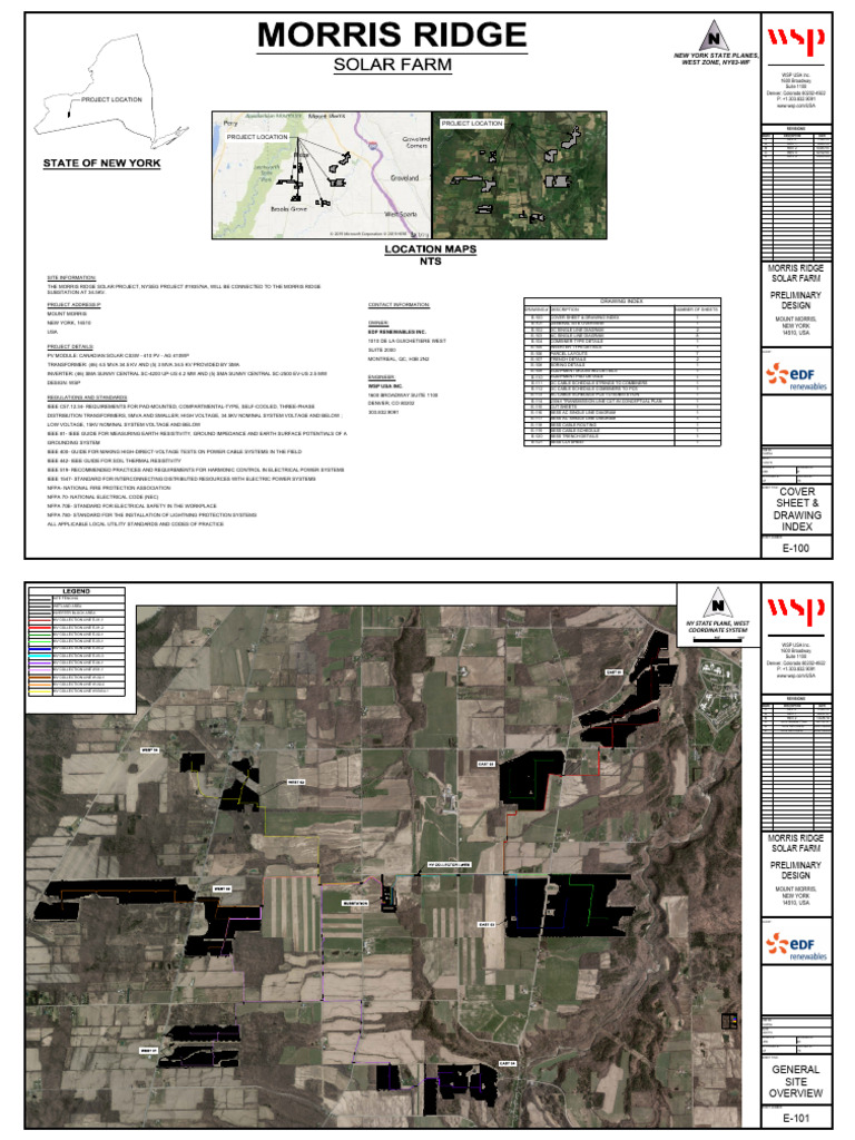Morris Ridge Solar Farm Overview | PDF | Power Inverter | Alternating ...