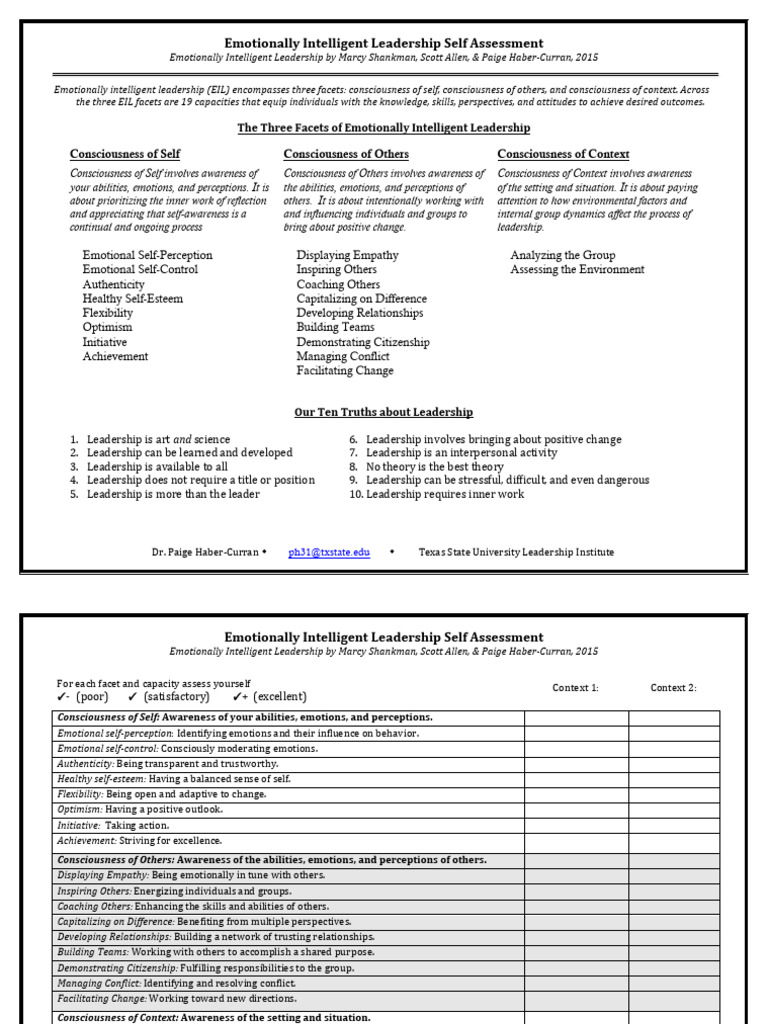 Lead Handout | PDF | Leadership | Emotional Intelligence