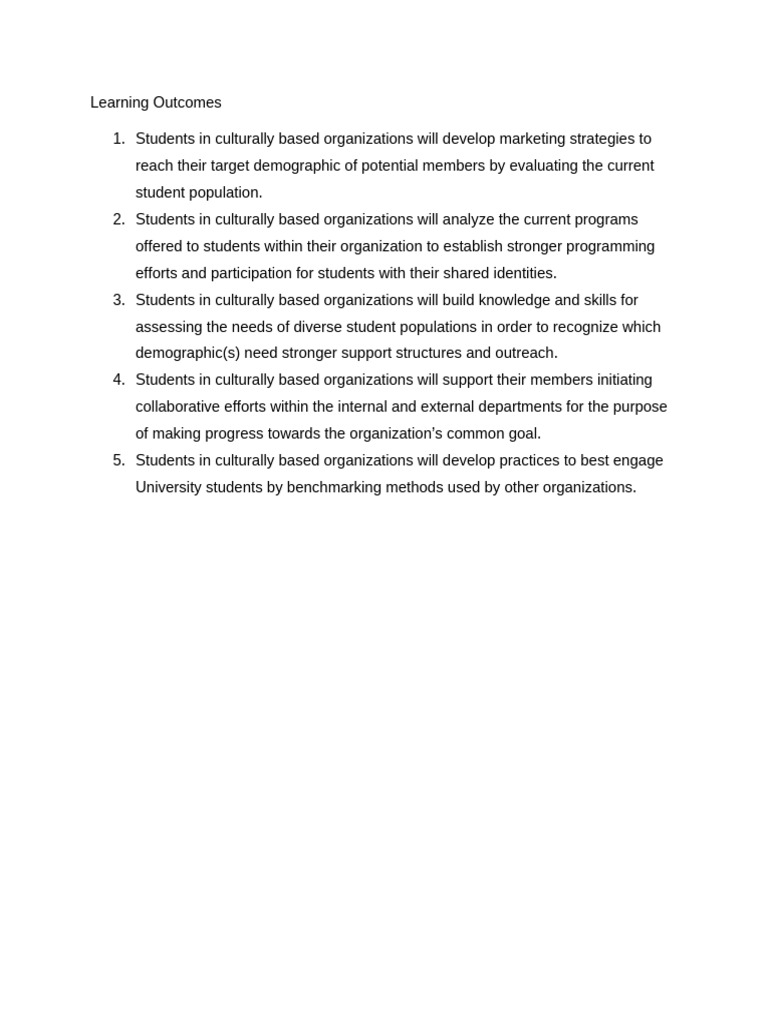 Marketing Strategies for Culturally Based Organizations | PDF