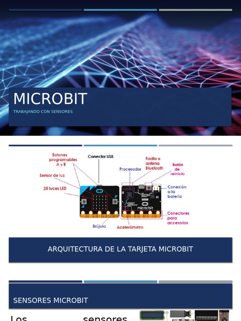 Sensores y Módulos para Microbit | PDF | Diodo emisor de luz | Arduino