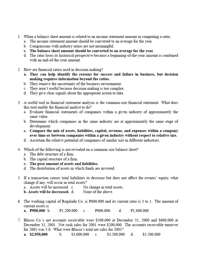 Revising Standard Costs in Financial Analysis | PDF | Revenue | Balance ...