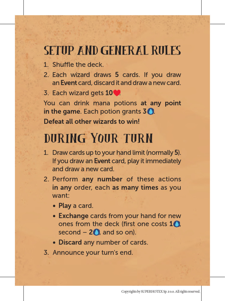 P&P Cards - Singles ISO With Bleed | PDF | All Rights Reserved | Fantasy