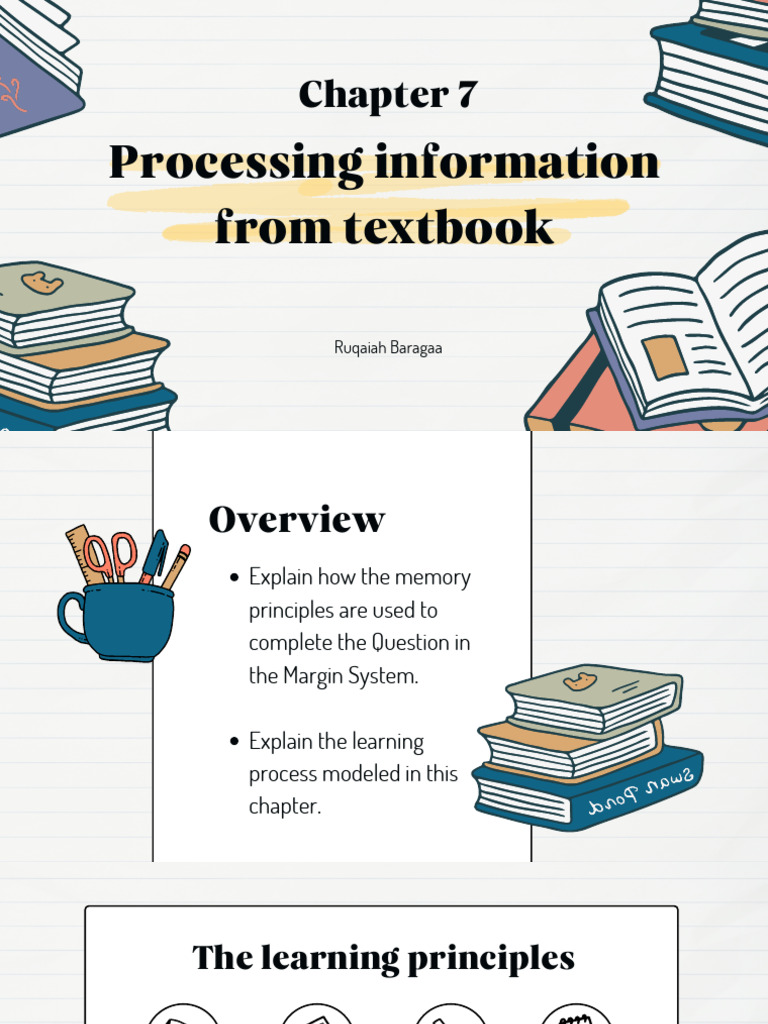 Memory Principles in Learning Systems | PDF