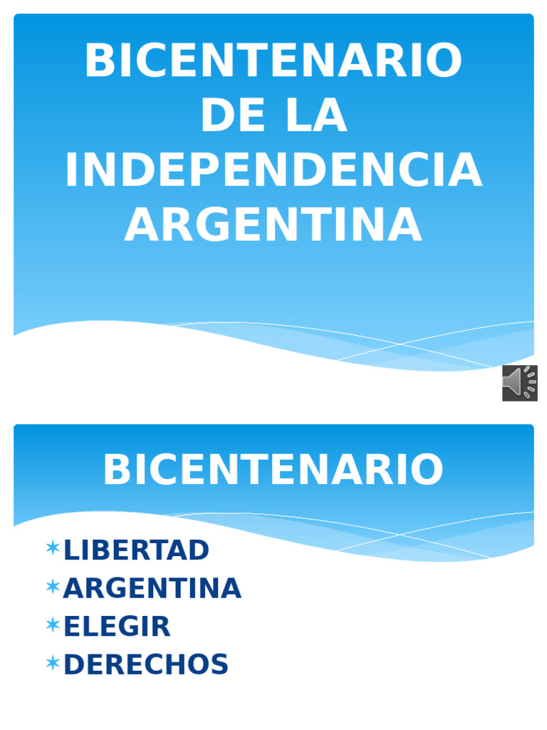 Bicentenario de La Independencia Argentina | PDF