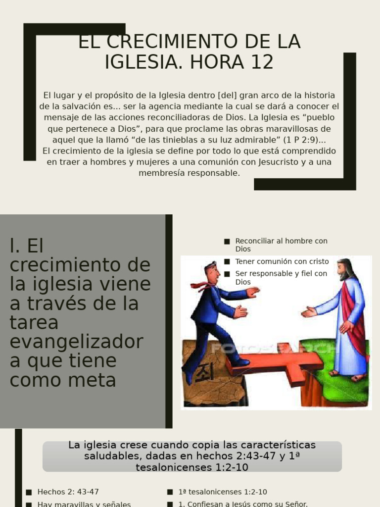 El Crecimiento de La Iglesia | PDF | Iglesia cristiana | eucaristía