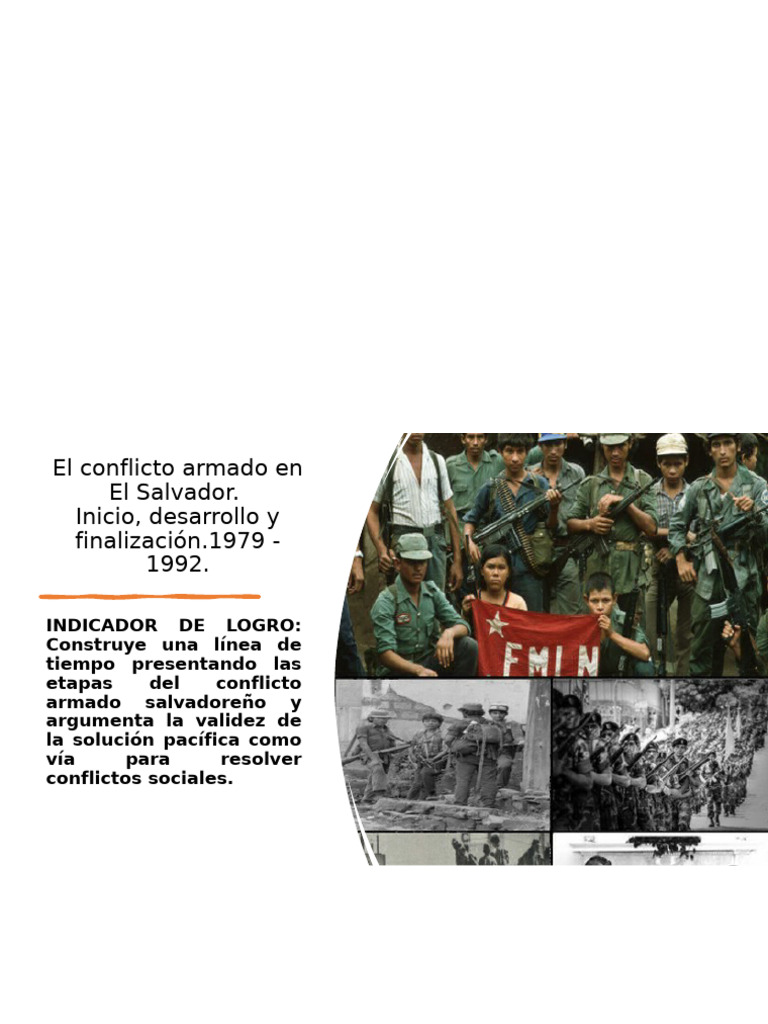 Causas y desarrollo del conflicto en El Salvador | PDF | El Salvador ...