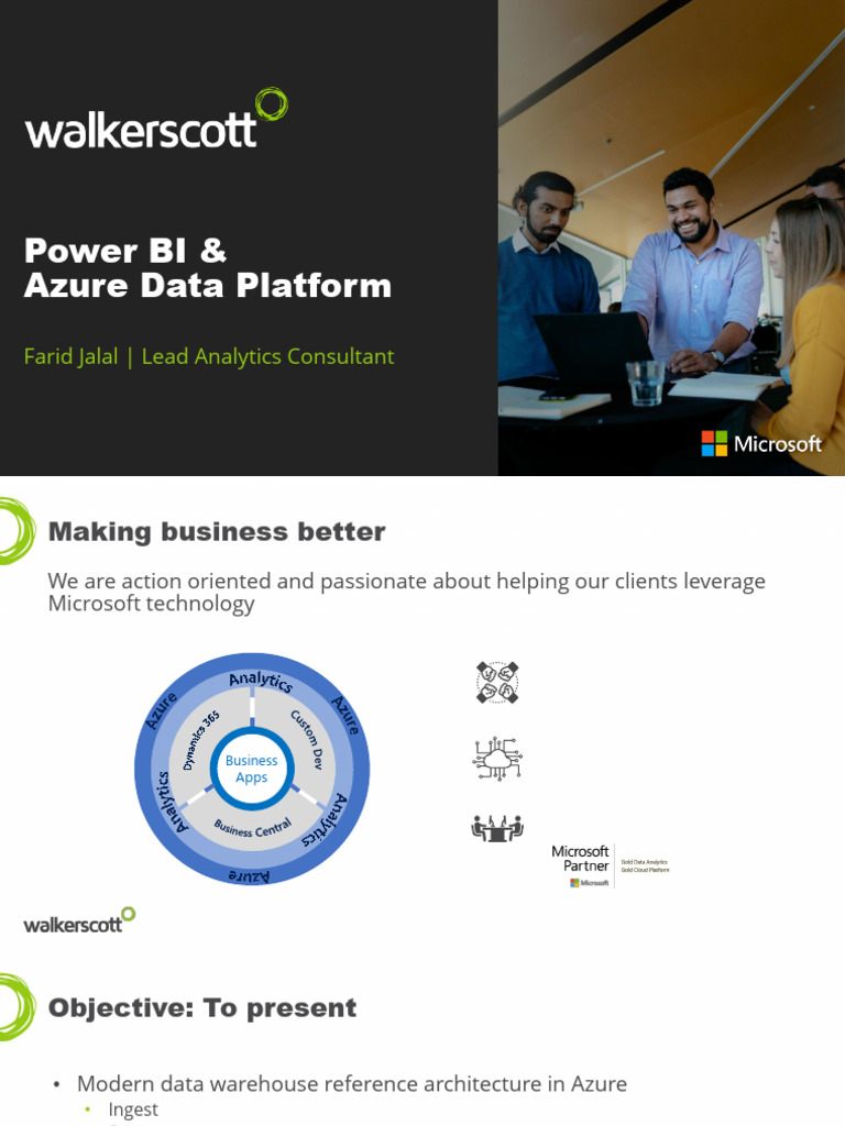 Azure Data Platform & Power BI Overview | PDF | Cloud Computing ...