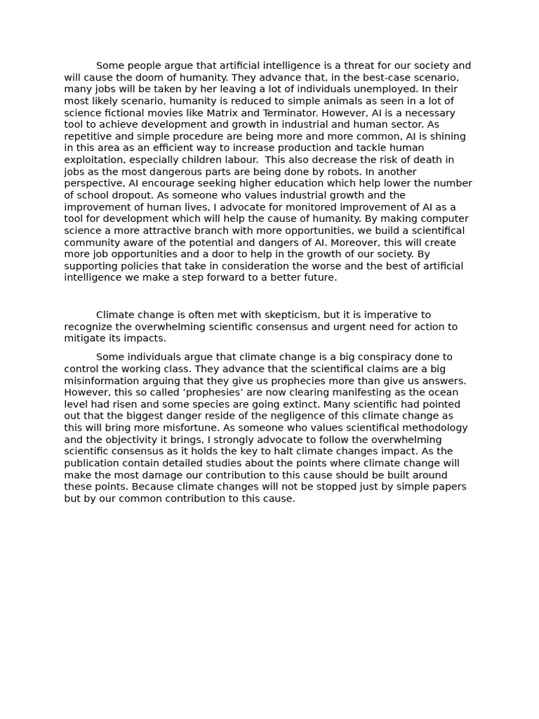 Some People Argue That Artificial Intelligence Is A Threat For Our ...