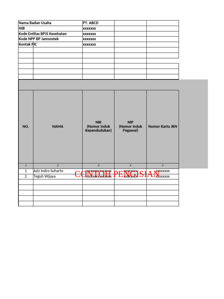 Form Self Assessment PT. ABCD | PDF | Social Programs | Indonesia