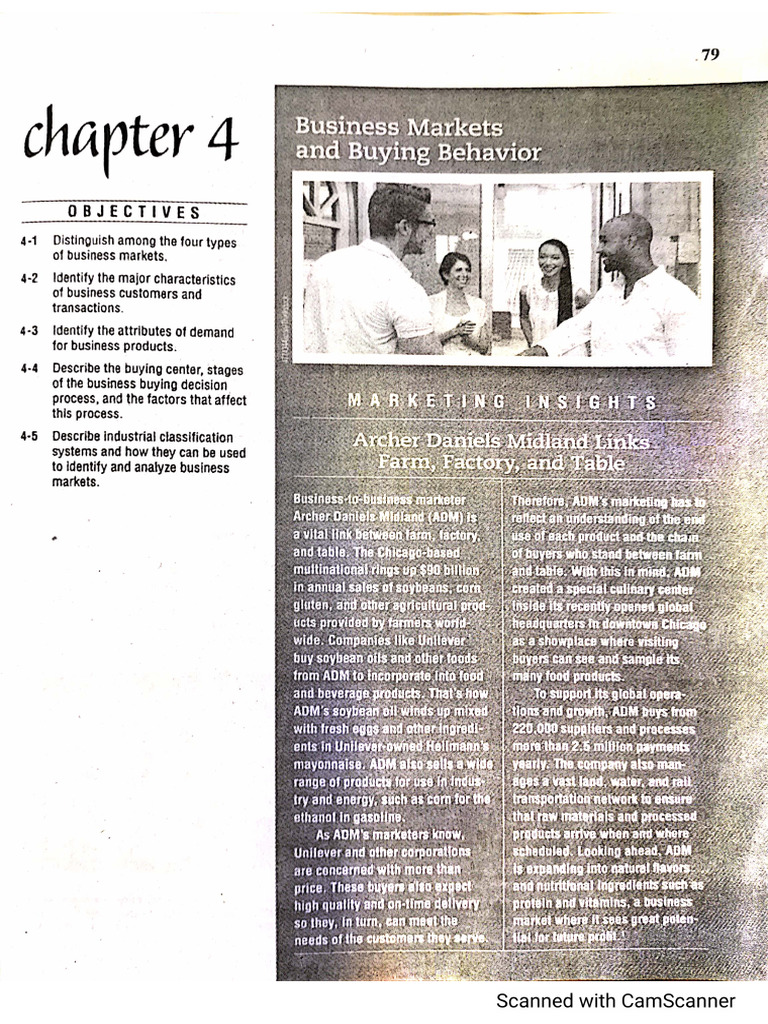 Marketing Chapter 4 | PDF