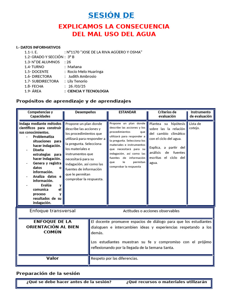 Consecuencias del mal uso del agua | PDF | Hipótesis | Agua