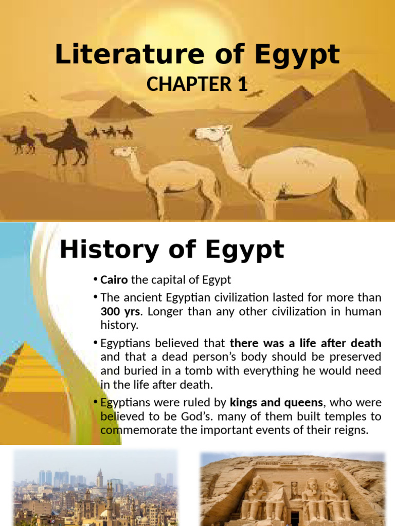 Ancient Egyptian Literature Overview | PDF | Ancient Egypt | Poetry