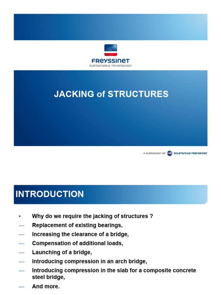 Bridge Jacking RepairandStrength | PDF | Bridge | Beam (Structure)