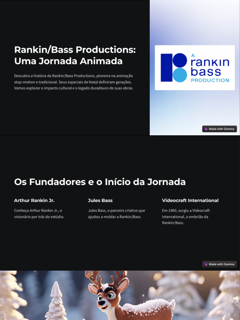 Legado da Rankin/Bass na Animação | PDF