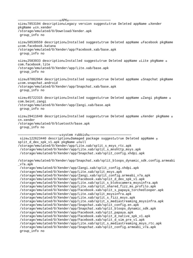 APK and Storage Analysis Report | PDF | Software | Android (Operating ...
