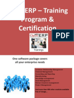 OPENERP - Training Program & Certification
