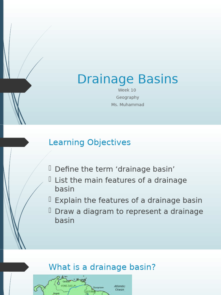 Understanding Drainage Basins and Features | PDF