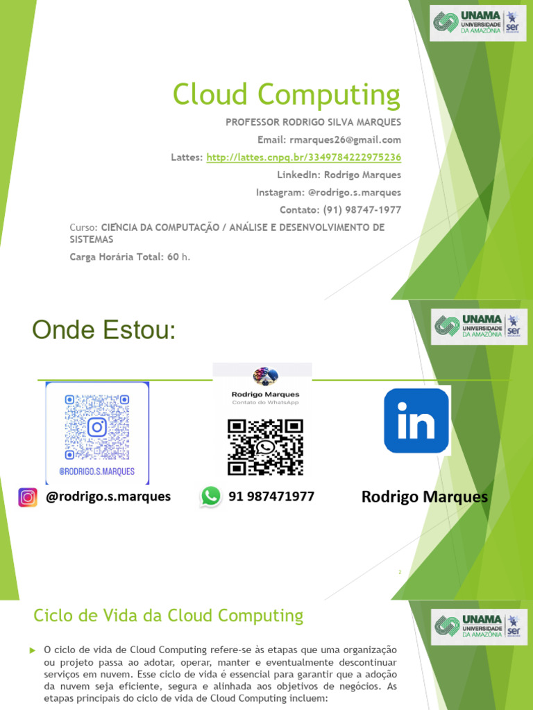 Ciclo de Vida da Cloud Computing | PDF | Computação em nuvem ...