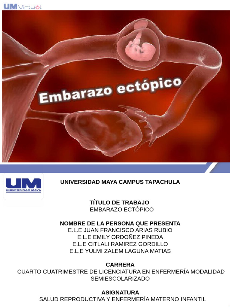 ORDOÑEZ-4A-ENF-EMBARAZO ECTOPICO | PDF | El embarazo | Especialidades ...