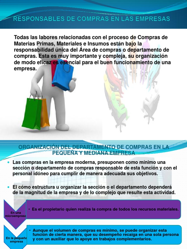 Responsabilidad de Compras en Las Empresas | PDF | Calidad (comercial ...