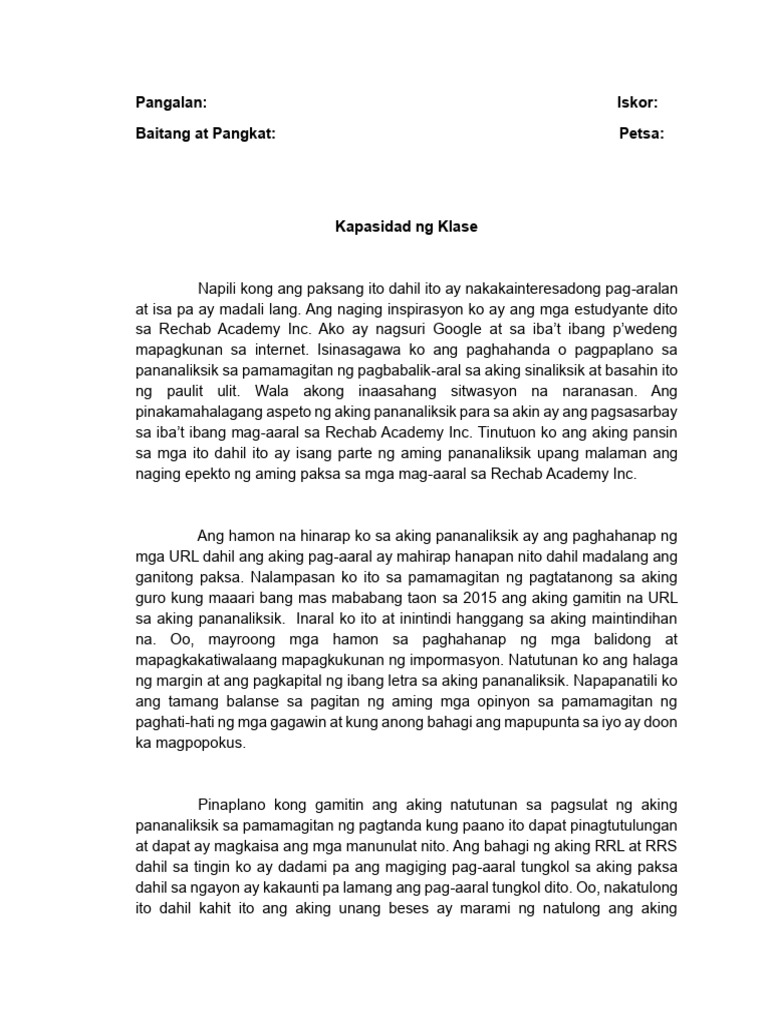 How To Write A Research | PDF