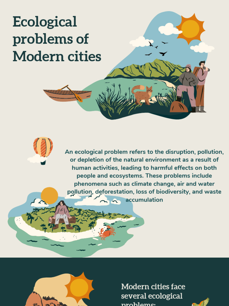 Ecological Challenges in Modern Cities | PDF | Human Impact On The ...