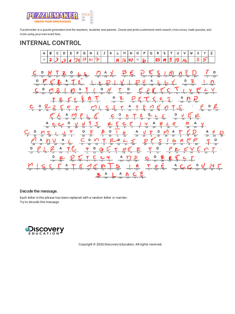 Create Custom Cryptogram Puzzles | PDF
