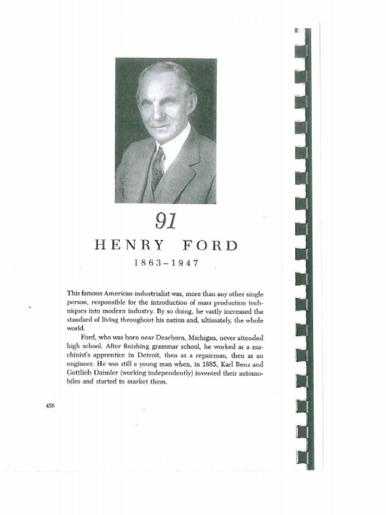 Henry Ford 91 | PDF