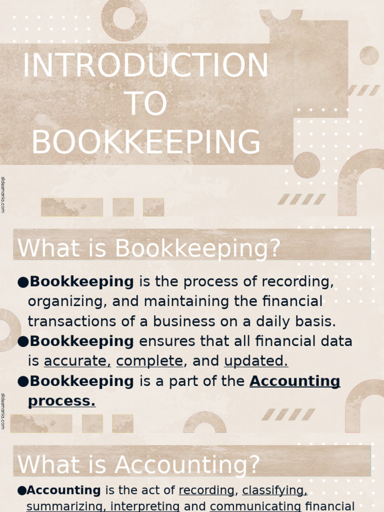 Bookkeeping and Accounting Basics | PDF | Balance Sheet | Business