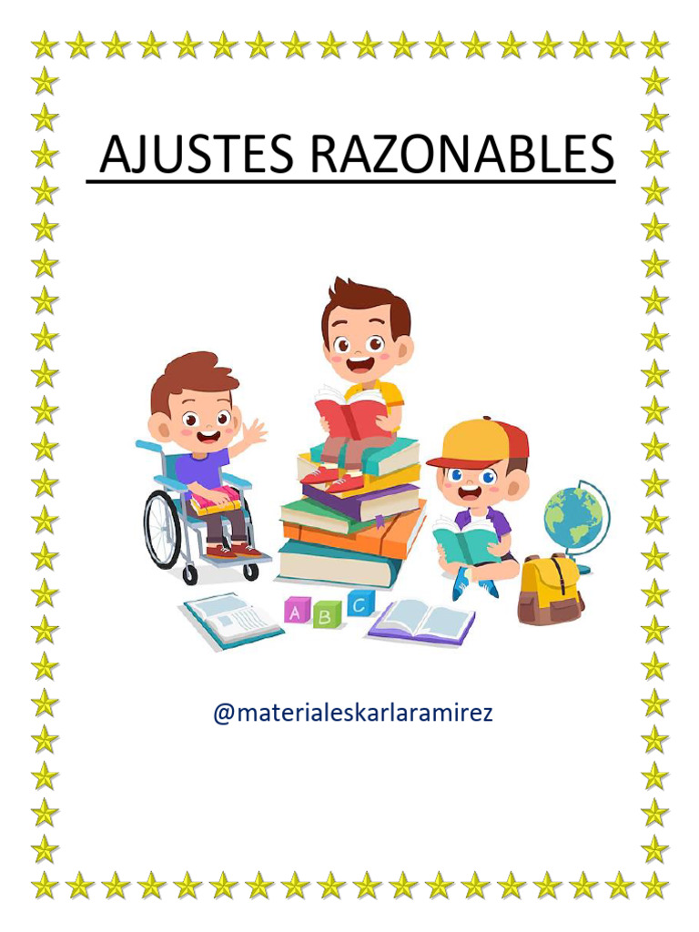 Ajustes Razonables en Educación Inclusiva | PDF | Dislexia | Síndrome ...