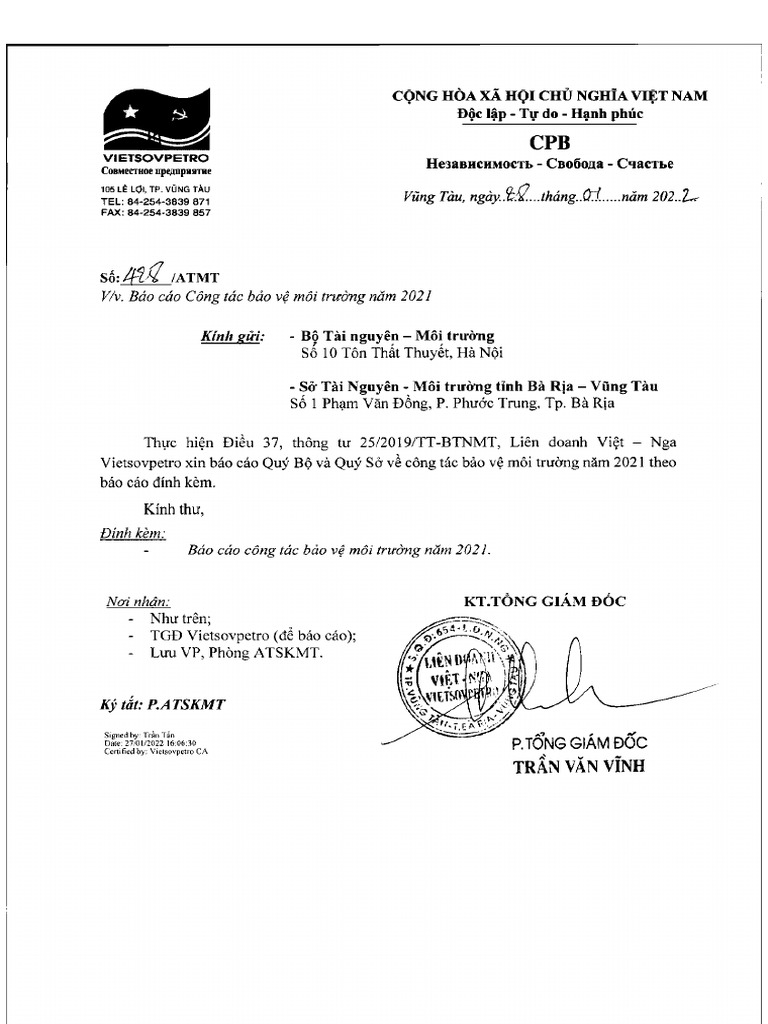 428.ATMT-Bao Cao BVMT 2021 | PDF
