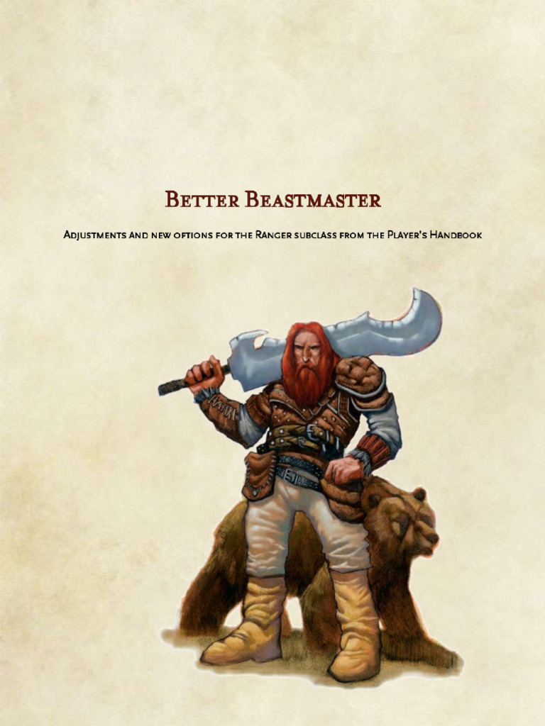 BetterBeastmaster v1 Color | PDF
