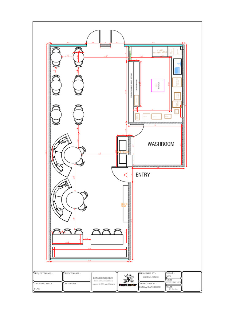 McDonald's Restaurant Layout Plan | PDF