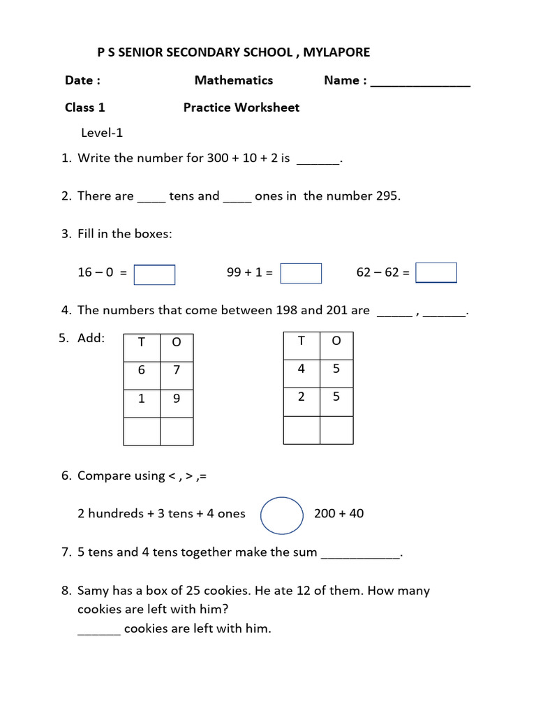 Cl 1 sep pract 1 | PDF