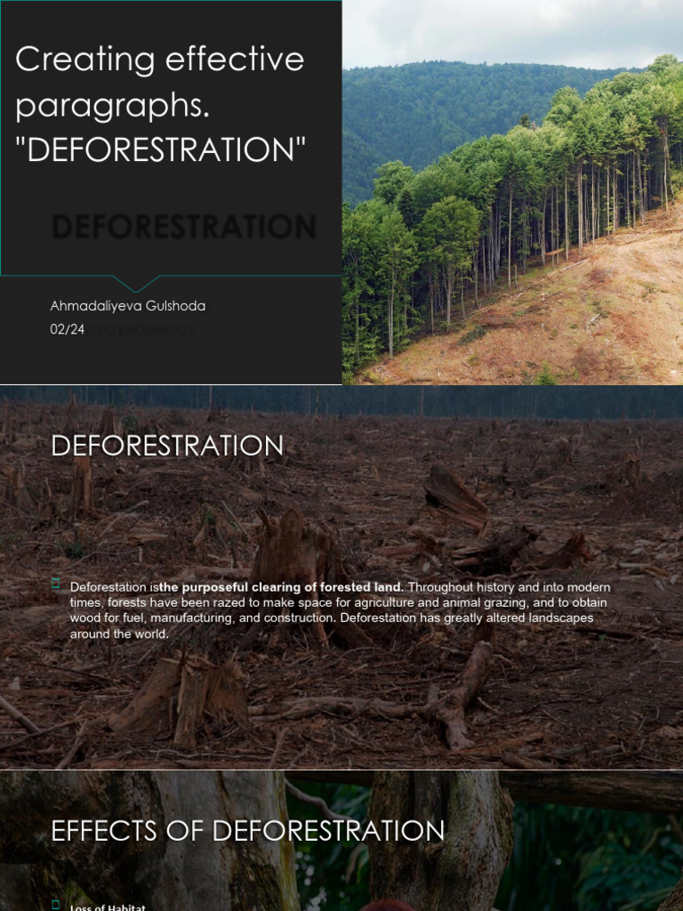 Deforestration - PDF 20250327 084837 0000 | PDF | Deforestation ...