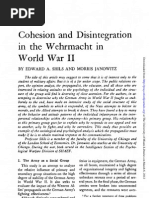 Download Cohesion and Disintegration in the Wehrmacht by Kenneth Kettering SN84394114 doc pdf