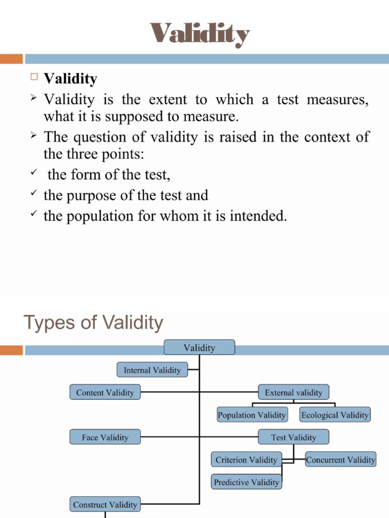 Relaibilty Vs Validity | PDF