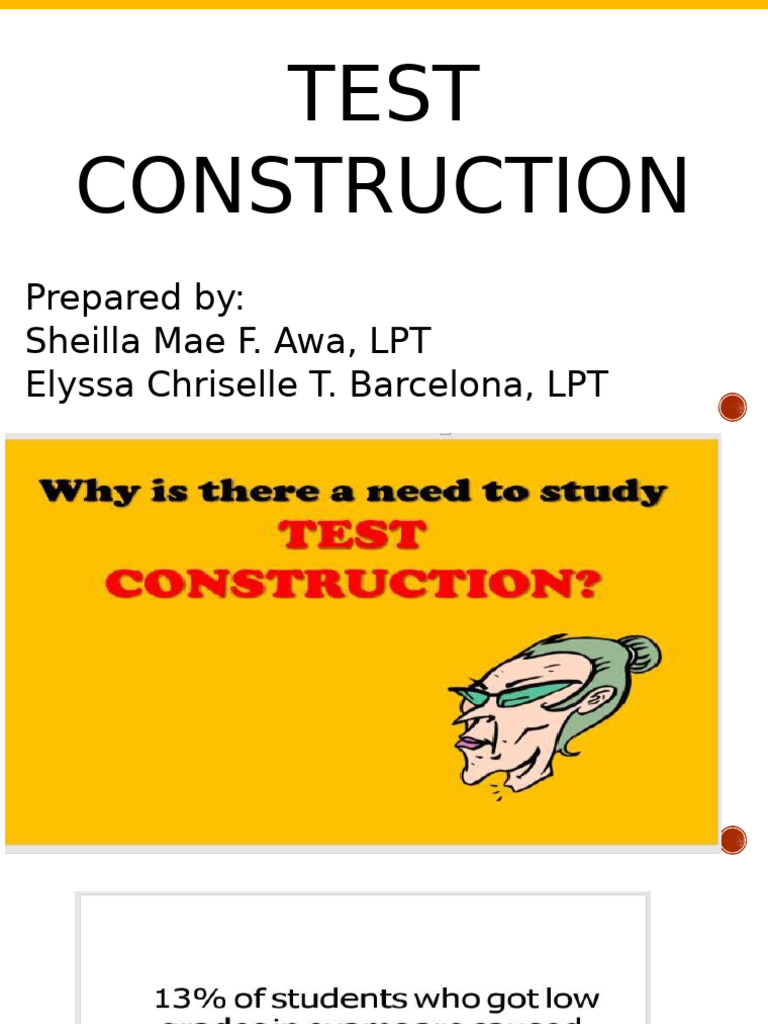 Guidelines for Constructing Educational Tests | PDF | Multiple Choice ...