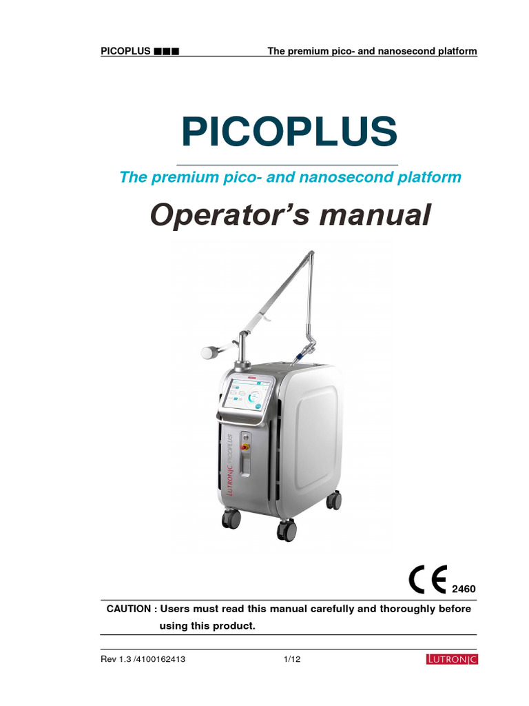 PICOPLUS - Operators Manual - Rev 1.3 | PDF