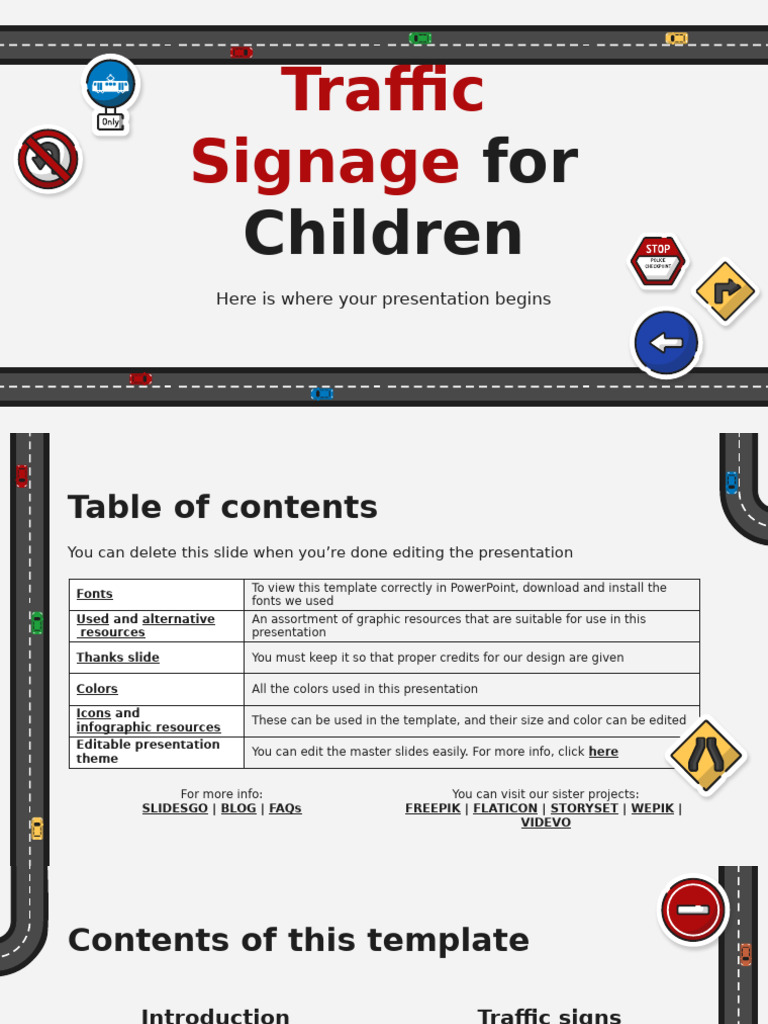 Traffic Signage for Children's Safety | PDF | Planets | Solar System
