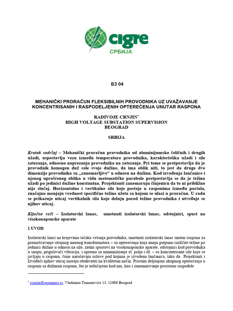 Б3 04 226 - Radivoje Crnjin - Mehanicki Proracun Fleksibilnih ...