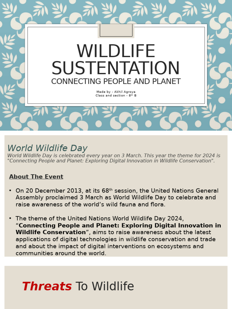 AI in Wildlife Conservation Insights | PDF | Artificial Intelligence ...