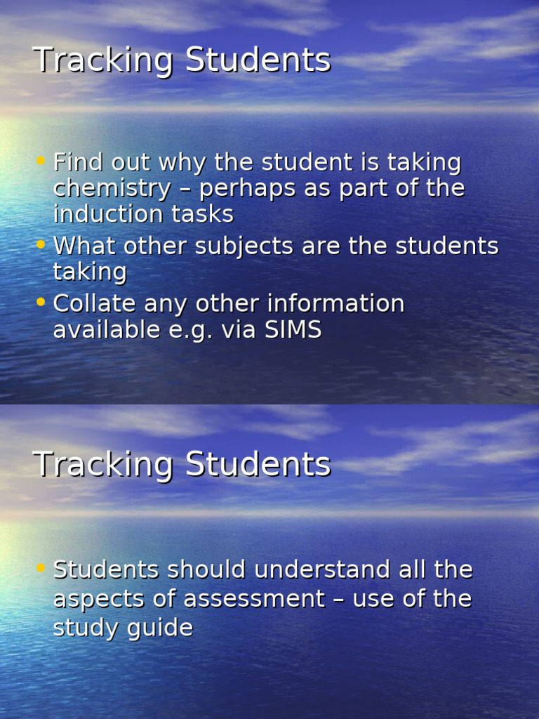 Section Six - Tracking | PDF