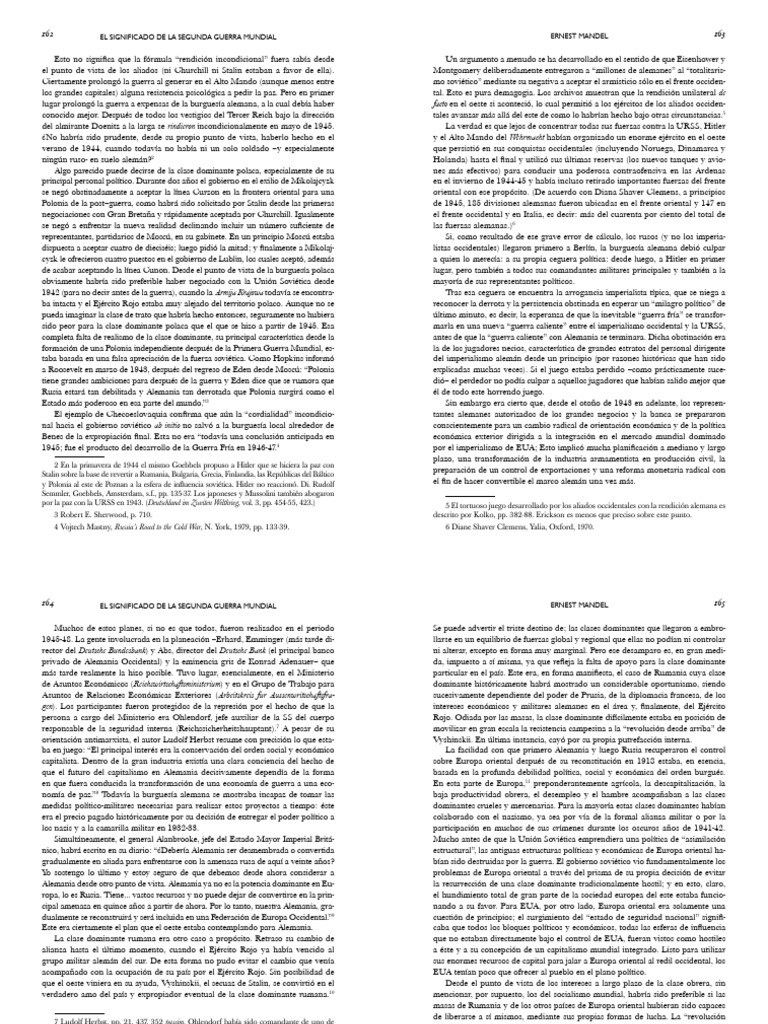 Mandel-El Significado de La 2GM-80-94 | PDF | Unión Soviética ...