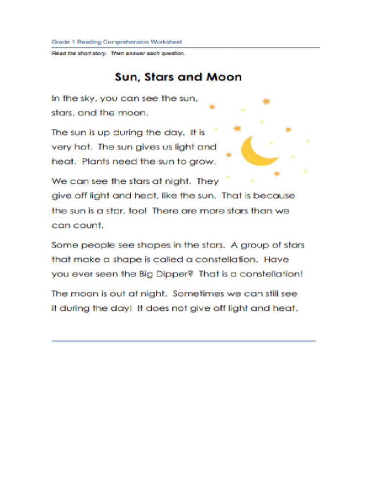 EHR 4 - Sun, Stars and Moon | PDF