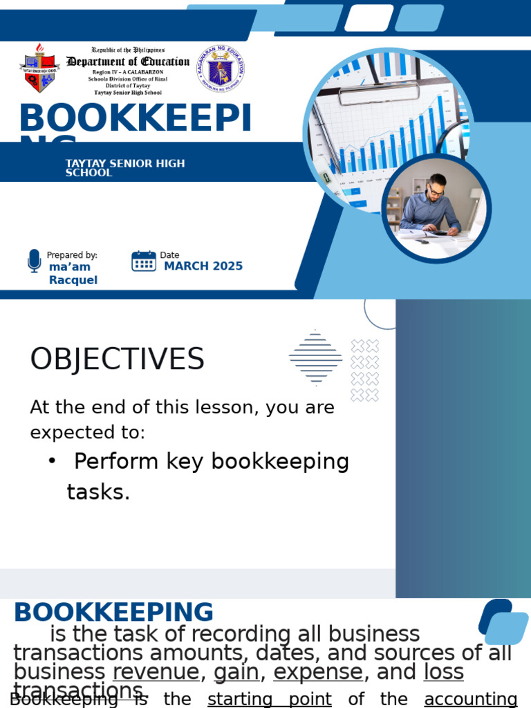 Q4 Topic 12 BOOKEEPING | PDF | Bookkeeping | Debits And Credits