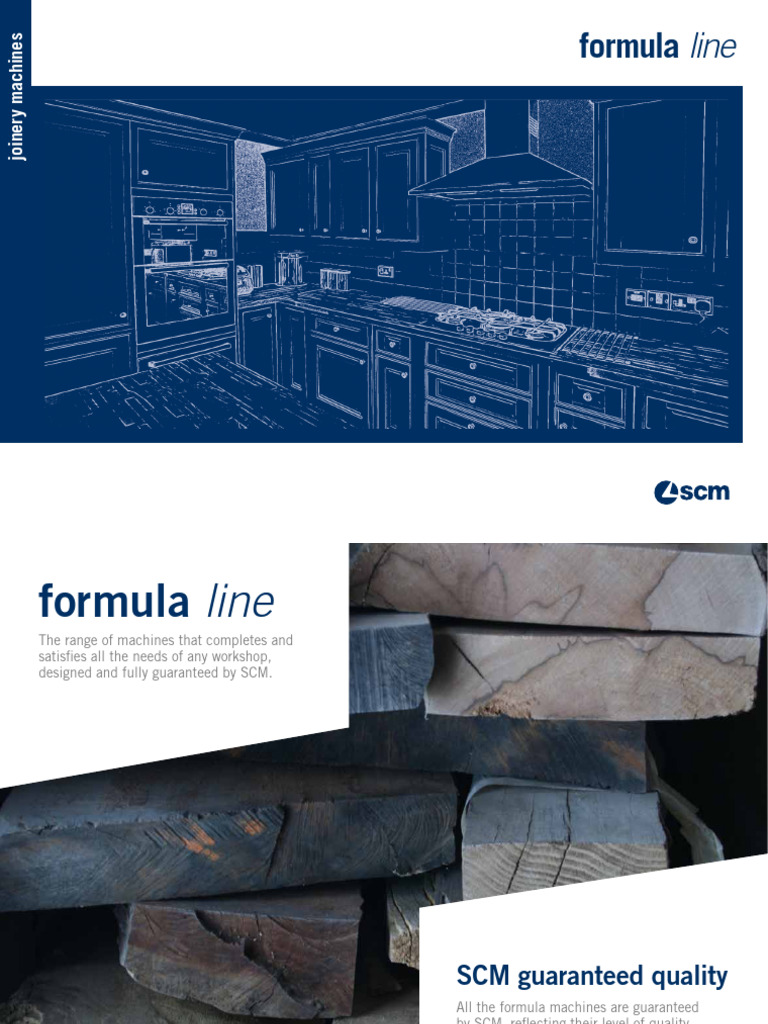 SCM Joinery Machines Overview | PDF | Equipment | Manufactured Goods