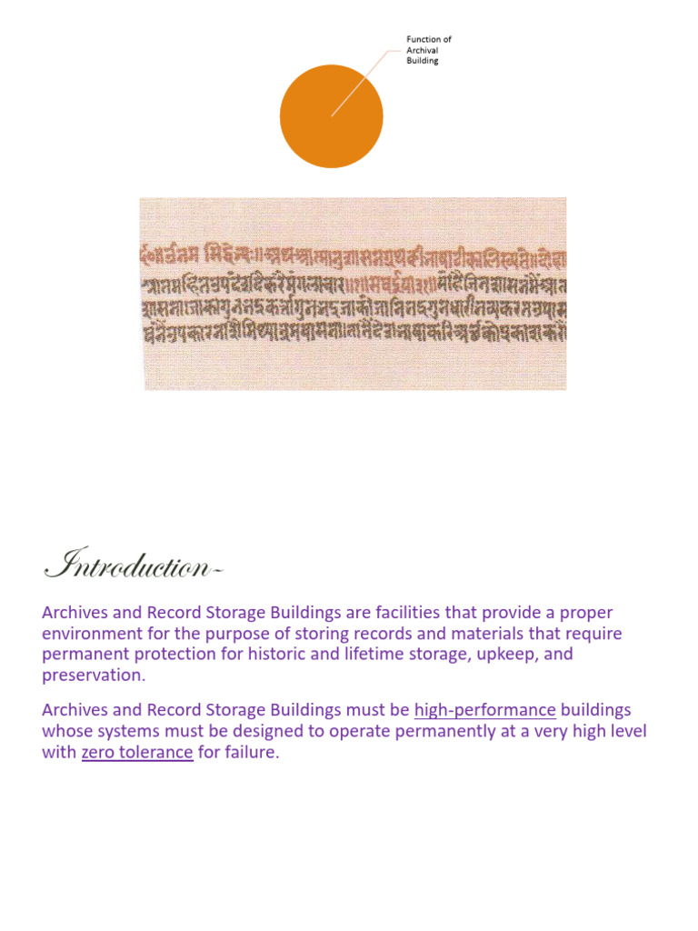 Design Principles for Archival Buildings | PDF | Ventilation ...