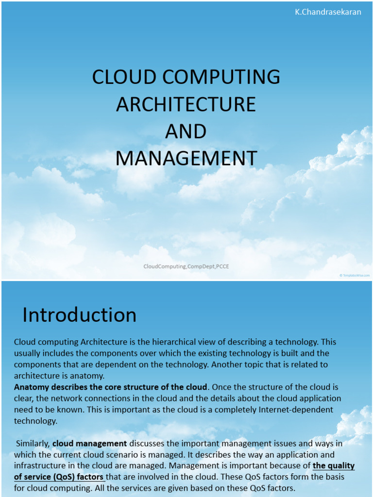 Cloud Computing Architecture & Management | PDF | Cloud Computing ...
