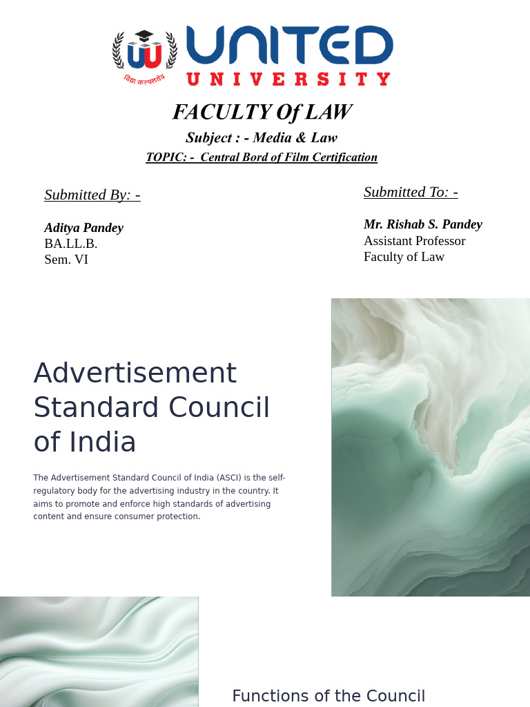 ASCI: Promoting Ethical Advertising Standards | PDF | Advertising ...